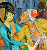 شیخ به ناگاه در مقابل خود نه ، دختری بیمار ، که پری پیگری نازار و دل از کف می دهد را می بیند 