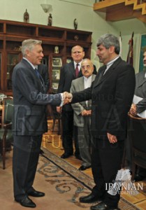 ملاقات رامین مهمانپرست با رییس دانشگاه پاتریس لومومبا غکس ها از سایت امیر عباس فخر آور گرفته شده است 